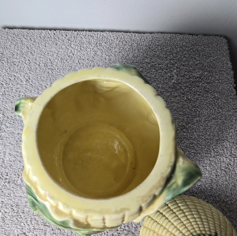 Vintage Stanford Ware #512 Corn Husk Corn Cob Cookie Jar